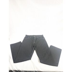 Levis 516 W36 L32 Black Jeans Straight‎ Leg Zip Fly